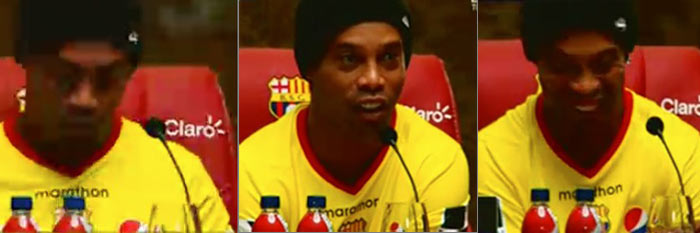 Ronaldinho en Barcelona de Ecuador
